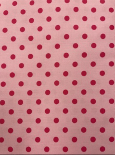 Studio E Paisley III Pink & Pink 1/4" Polka Dot Cotton Fabric By The Yard