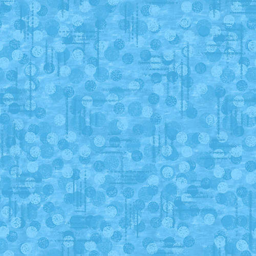 Blank Quilting Jot Dot Tonal Texture Blue Cotton Fabric By The Yard