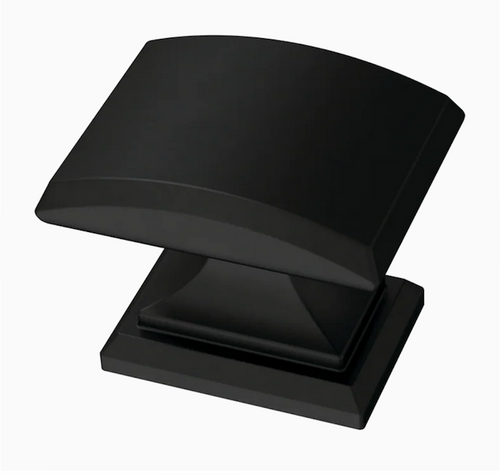 Liberty P32943W-FB Flat Black 1 1/4" Architectural Cabinet Drawer Knob