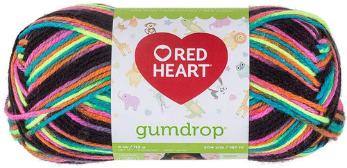 Red Heart Gumdrop Licorice Knitting & Crochet Yarn