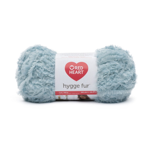 Red Heart Hygge Fur Eucalyptus Knitting & Crochet Yarn