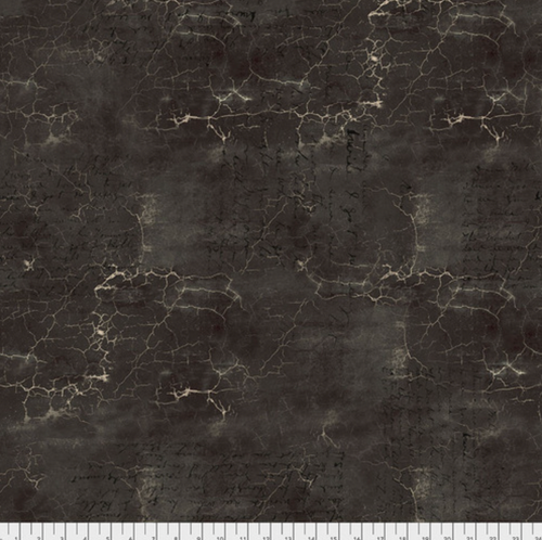 Tim Holtz Abandoned PWTH128 Cracked Shadow Black Cotton Fabric By The Yard