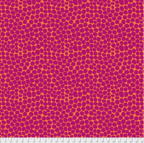 Free Spirit Brandon Mably PWBM053 Jumble Magenta Cotton Fabric By The Yard