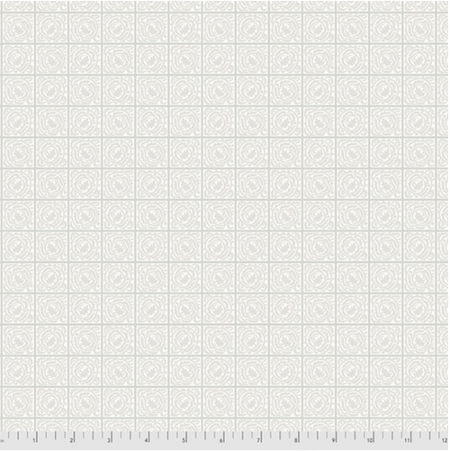 Morris & Co. Hawkdale PWWM071 Scroll Silver Cotton Fabric By Yd