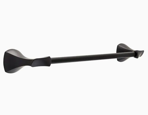 Delta Bath SAN18-FB Sandover 18" Towel Bar Flat Black Finish