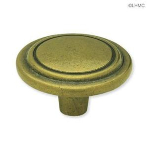 P30071L-AL Antique Lancaster Brass Raised Ring Cabinet Drawer Knob 2 Pack