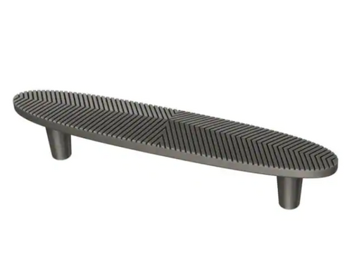 Liberty P39353C-904 3 3/4" Modern Herringbone Cabinet Pull Heirloom Silver