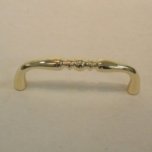 P50200C-PB 3" Brass Ornate Cabinet Drawer Pull Knob