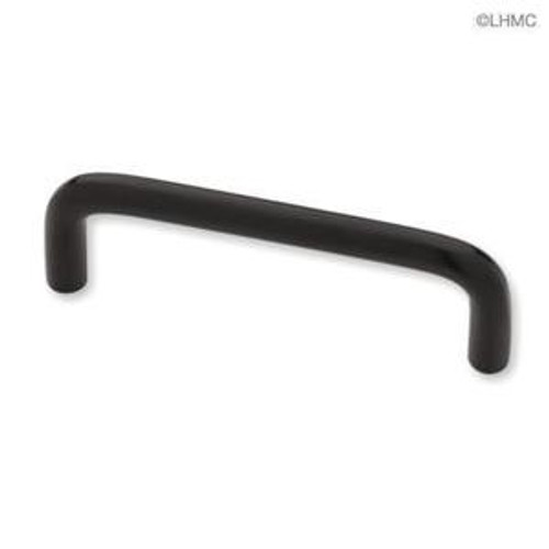 P604DAV-FB Black 3" Wire Cabinet Drawer Knob Pull