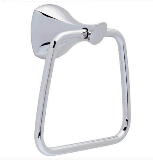 Delta Bath SAN46-PC Sandover Towel Ring Polished Chrome Finish