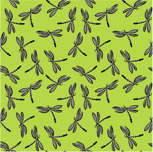 Blank Quilting Soho Sushi Dragonfly Green Fabric By The Yard