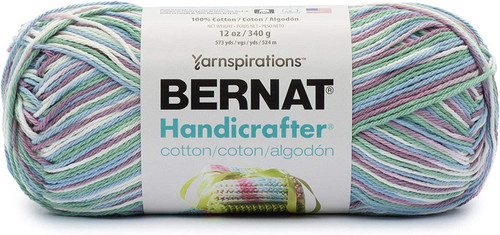 Bernat Handicrafter Cotton Blended Navy Lemon Knitting & Crochet