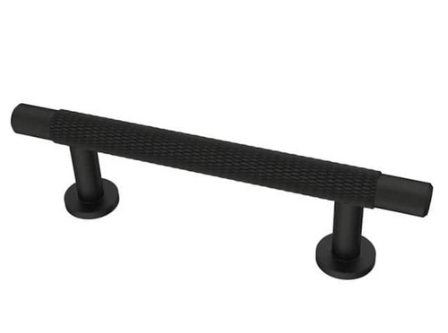 Liberty P44631C-FB 3" Knurled Bar Cabinet & Drawer Pull Matte Black