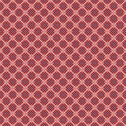 Henry Glass Spring Is In The Air Spring Bias Plaid Red Fabric By The Yard