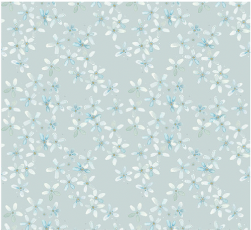 Shell Rummel Natural Affinity Petals Fog Fabric By The Yard