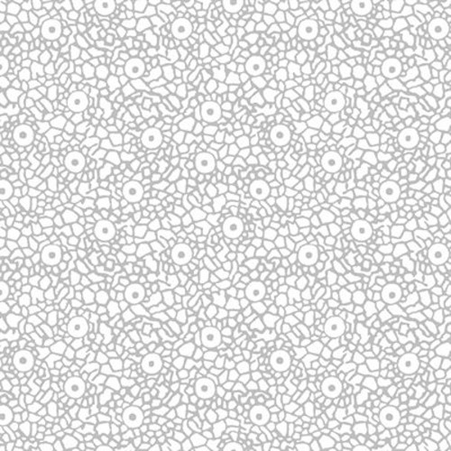 Stof Quilter's Basic Harmony Pebble Dot Grey Cotton Fabric By The Yard