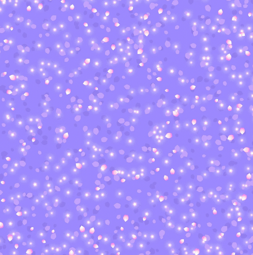 Henry Glass Pixies & Petals Tossed Petals Purple Fabric By The Yard