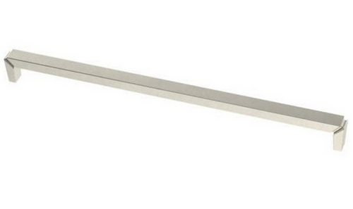 Liberty P39416C-PN 12" Modern Notched Cabinet Drawer Pull Polished Nickel