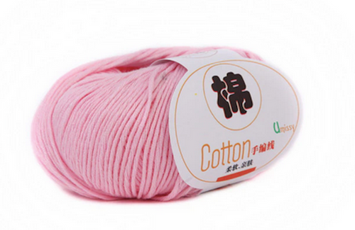 Super Soft Organic Cotton Sock & Baby Knitting Crochet Yarn Pink