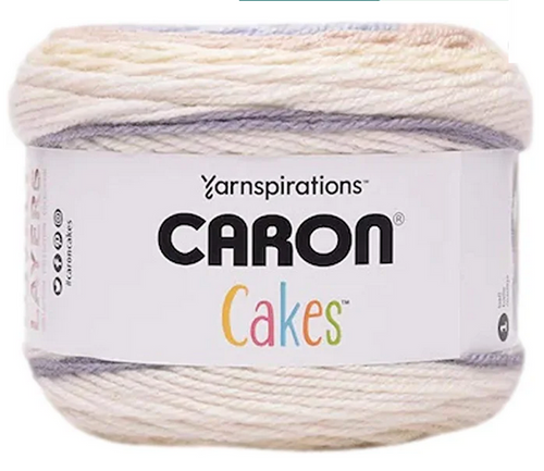 Caron Cakes Plum Cream Acrylic Wool Blend Knitting & Crochet Yarn