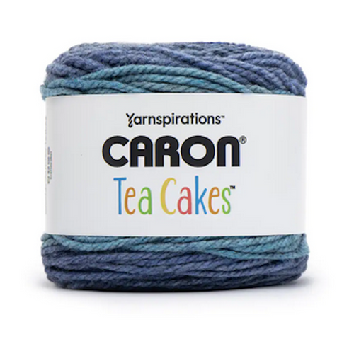 Caron Tea Cakes Ocean Night Wool Blend Knitting & Crochet Yarn