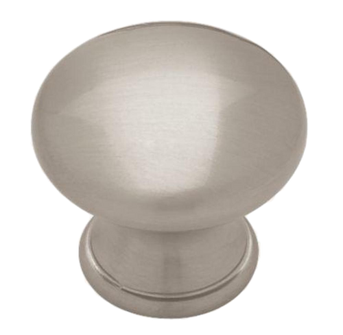 PN0840-SN 1 1/4" Round Cabinet Drawer Pull Knob Satin Nickel