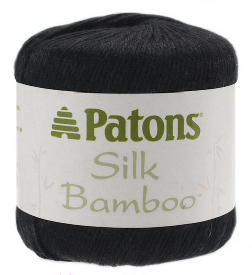 Patons Silk Bamboo DK Weight Knitting Crochet Yarn Coal