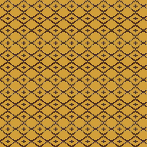 Henry Glass Loving Camp Life Geometric Gold Cotton Fabric By The Yard