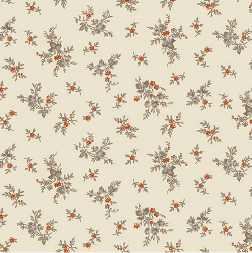 Henry Glass Harvest Hill Harvest Floral Cream Fabric By The Yard