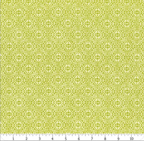 Free Spirit A Celebration of Sanderson Pinjara Trellis Lime Cotton Fabric By The Yard