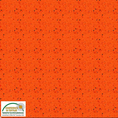 Stof European Quilting Best Bits Crackle Orange Cotton Fabric By The Yard