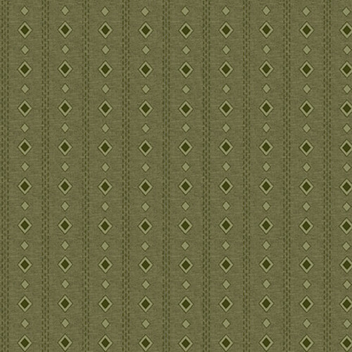 Blank Quilting Ashton Collection Diamond Stripes Green Cotton Fabric By The Yard
