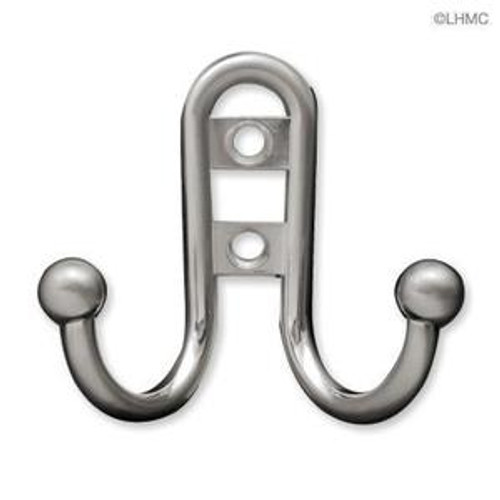 Liberty B46115Z-SN Satin Nickel Double Coat, Hat, Robe Hook w/ Ball End