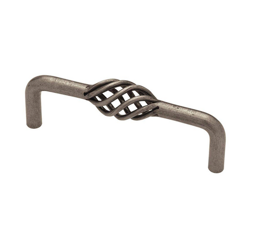 Liberty PN0534-AP 3 3/4" Birdcage Cabinet Pull Antique Pewter Finish