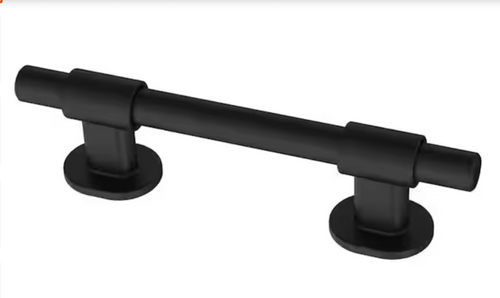 Brainerd  P44364-FB 1 3/8" - 4" Adjustable Cabinet Pull Flat Black 5 Pack