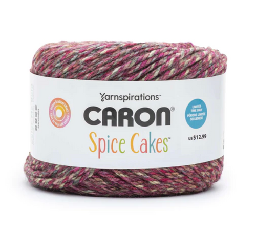 Caron Spice Cakes Raspberry Rainbow Knitting & Crochet Yarn - Flying  Bulldogs, Inc.