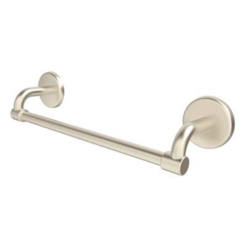 Ginger Designer Bath Hotelier 12" Towel Bar Satin Nickel Finish