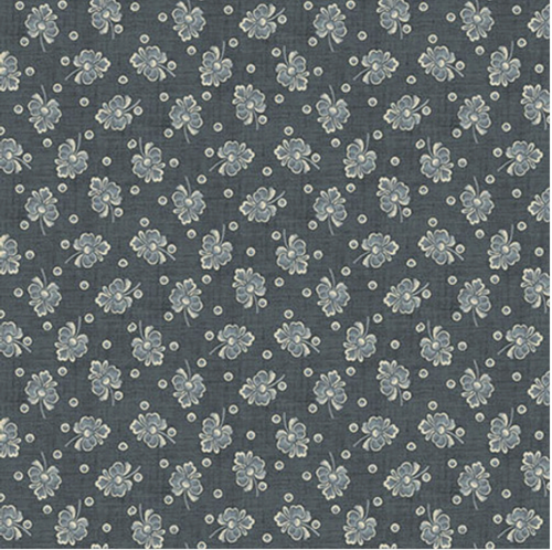 Blank Quilting Garden Club Old Fashioned Floral Teal Cotton Fabric By The Yard
