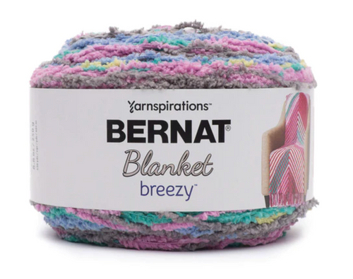 Bernat Blanket Breezy 250g Garden Variety Knitting & Crochet Yarn