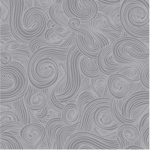 Studio E Just Color! Swirl Pewter Cotton Fabric By The Yard