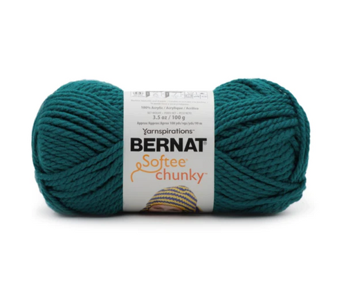 Bernat Softee Chunky Teal Waves 100g Acrylic Knitting & Crochet Yarn