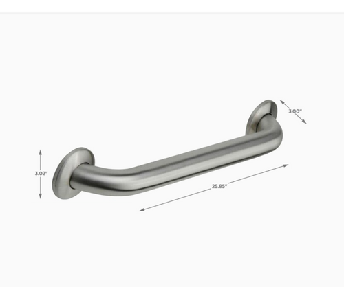 Delta DF562W 24" Assist Grab Bar Concealed Mount White Finish