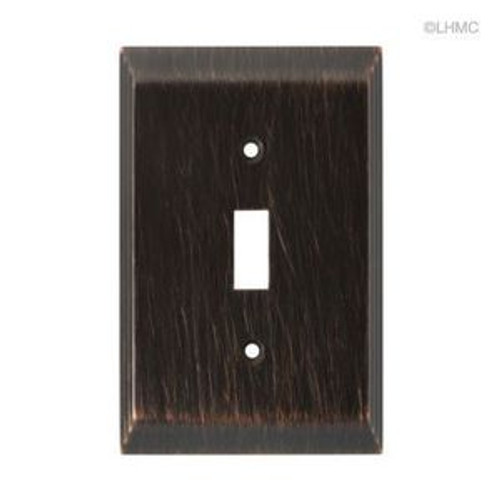 126408 Stately Venetian Bronze Single Switch Cover Plate