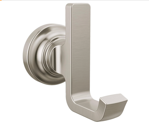 Delta Tetra Bath Towel & Robe Hook Stainless Steel Finish