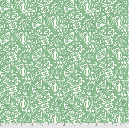 Free Spirit Scion Esala Sorbus Lagoon Cotton Fabric By The Yard