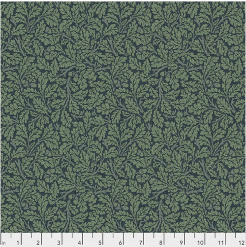 Free Spirit Morris & Co. Orkney Oak Indigo Cotton Fabric By The Yard
