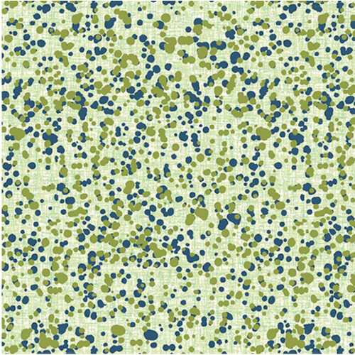 Paintbrush Studios Fish Hope Bubbles Green Cotton Fabric By The Yard