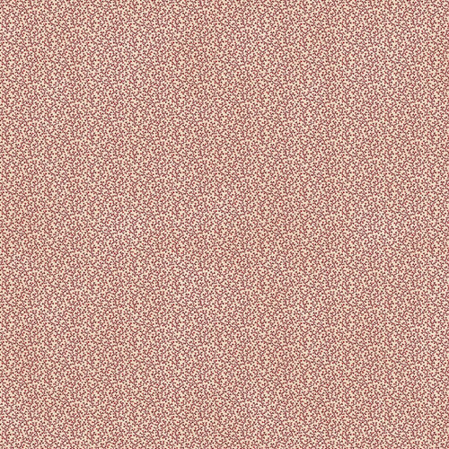Henry Glass Memories in Redwork Small Vine Sand Cotton Fabric By The Yard