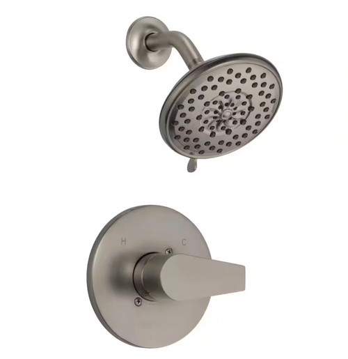Peerless PTT14219-BN Xander Brushed Nickel 1-Handle Shower Trim Kit (Valve Not Included)