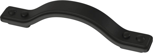 Liberty P32532K-FB 3" Double Rivet Matte Black Cabinet & Drawer Pull